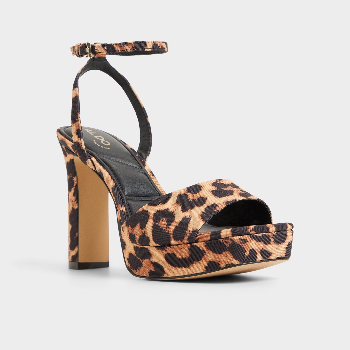 Chicgleam Brown Multi Women's Strappy sandals - Strappy heeled sandal, Platform | Aldo Premium