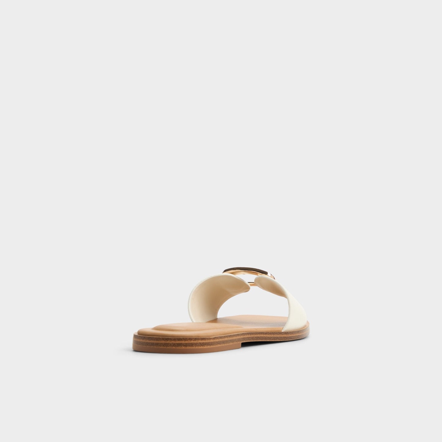 Tidella White Women's Flats - Slide sandal | Aldo Best Seller