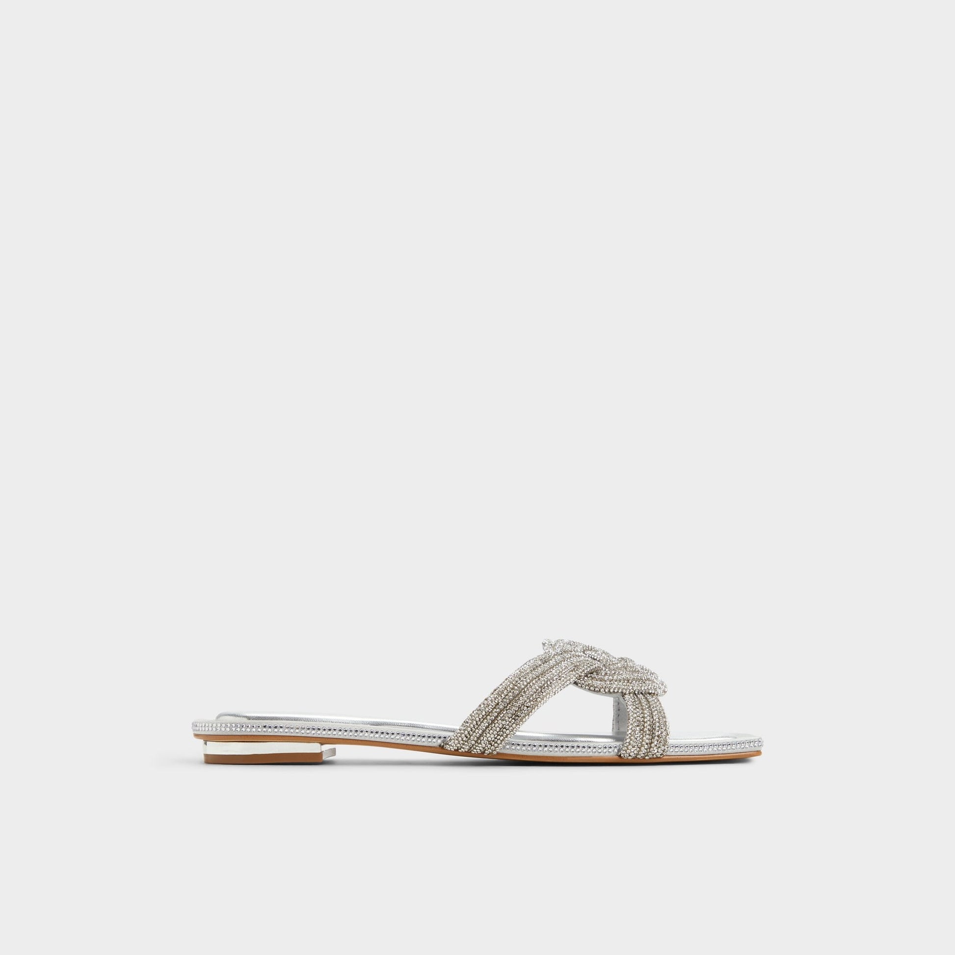 Karlina Silver Women's Iridescent metallics - Slide sandal | Aldo Exclusive