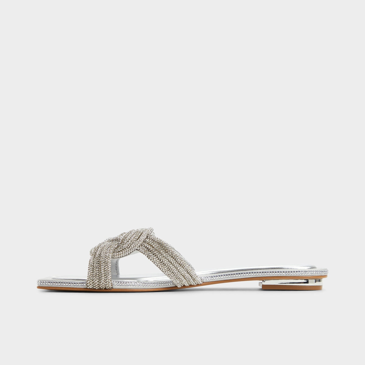 Karlina Silver Women's Iridescent metallics - Slide sandal | Aldo Exclusive