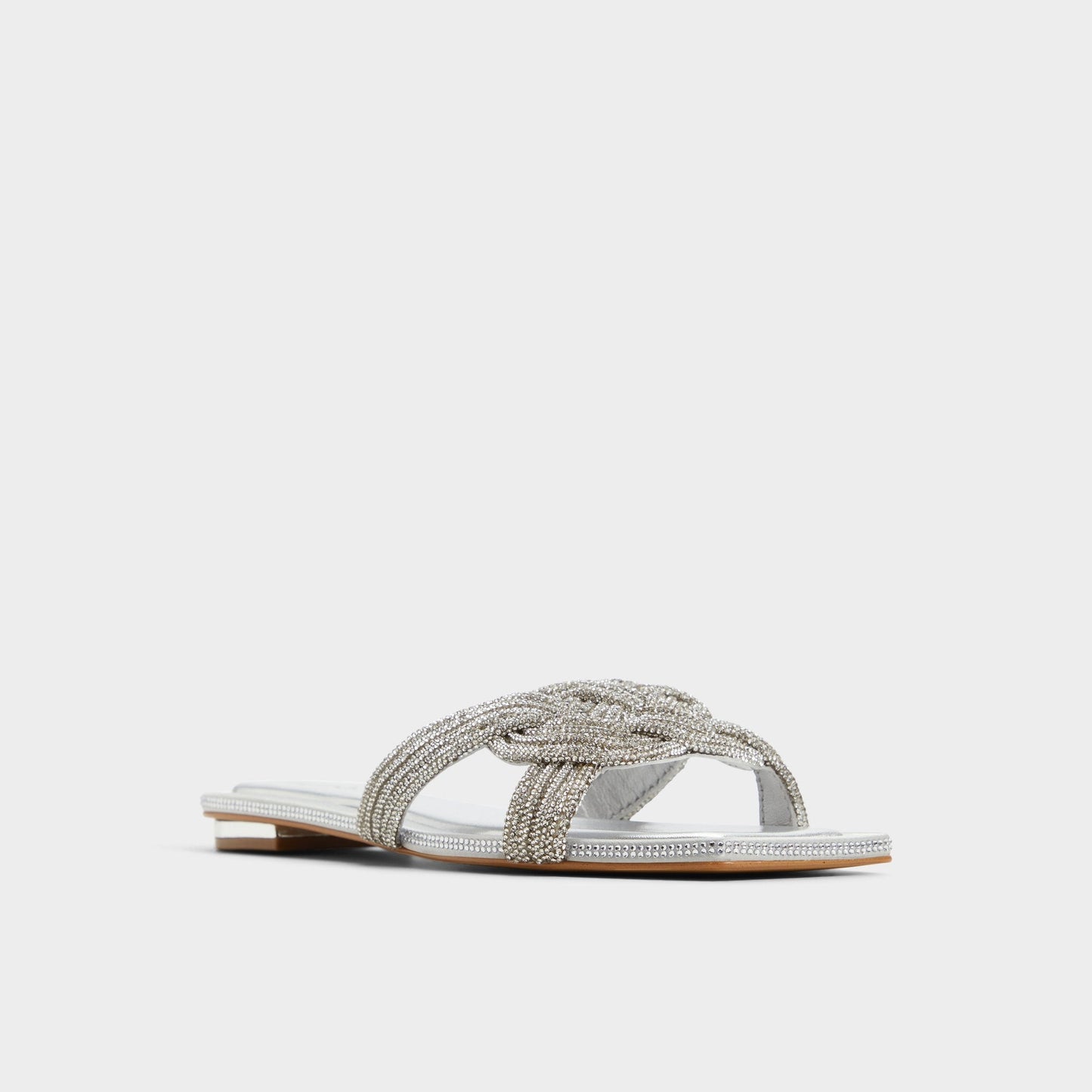 Karlina Silver Women's Iridescent metallics - Slide sandal | Aldo Exclusive