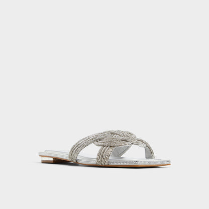 Karlina Silver Women's Iridescent metallics - Slide sandal | Aldo Exclusive