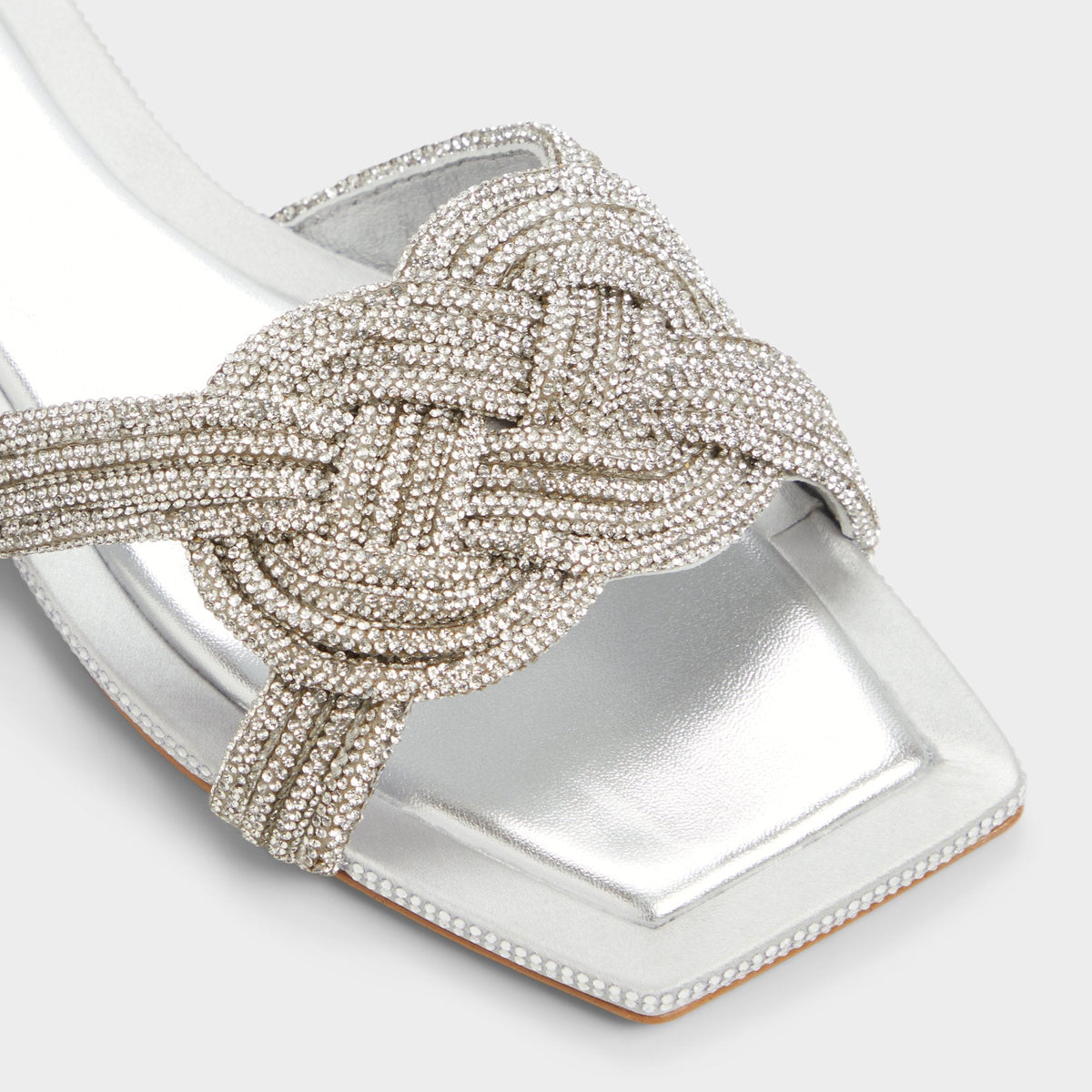 Karlina Silver Women's Iridescent metallics - Slide sandal | Aldo Exclusive