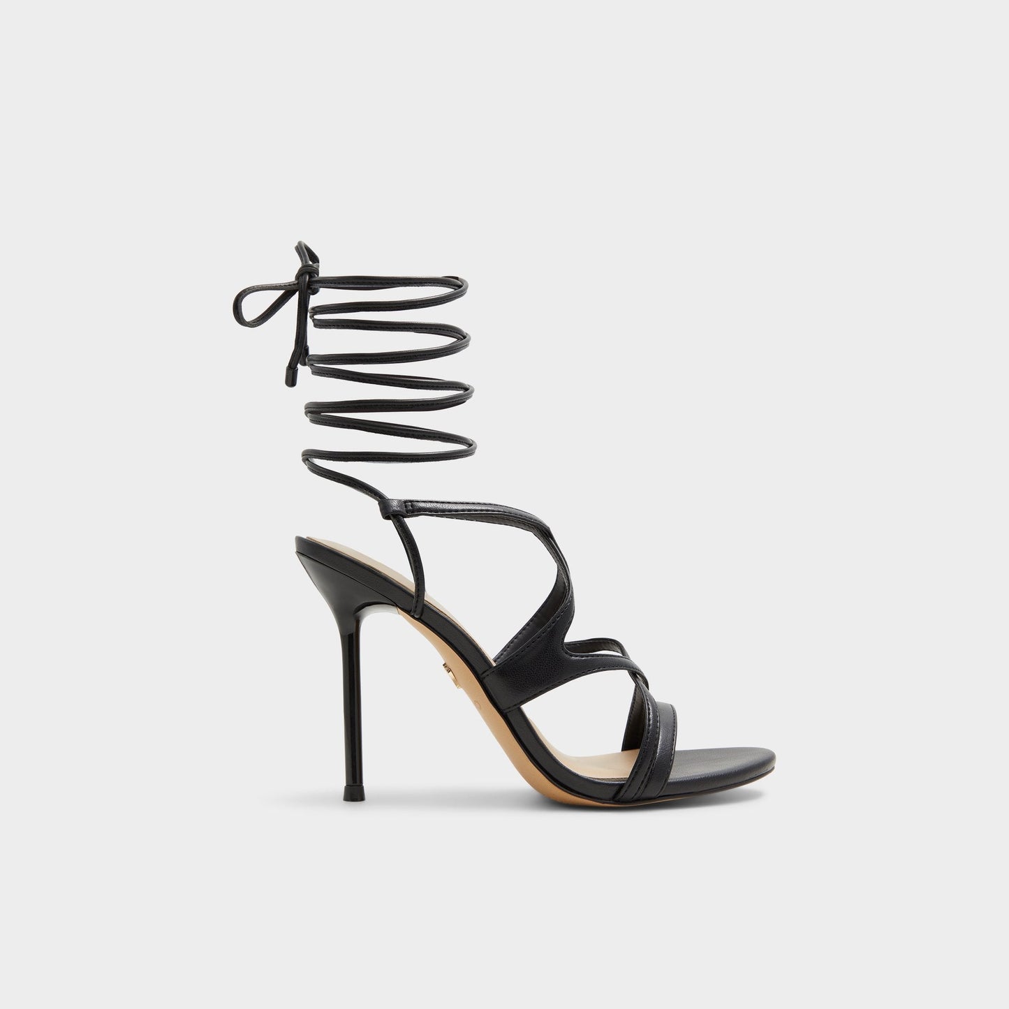 Marylou Black Women's Strappy sandals - Strappy heeled sandal | Aldo Essential