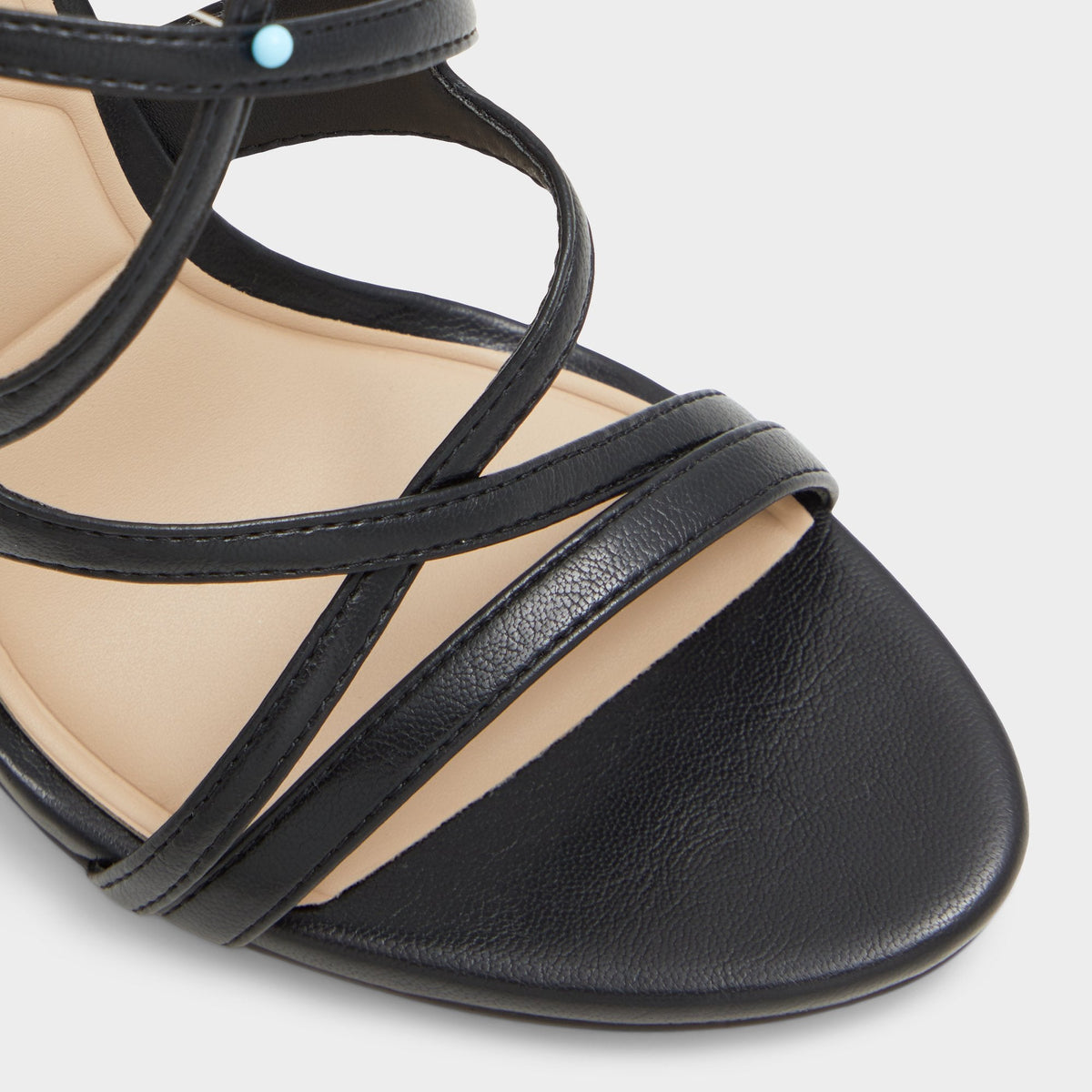 Marylou Black Women's Strappy sandals - Strappy heeled sandal | Aldo Essential
