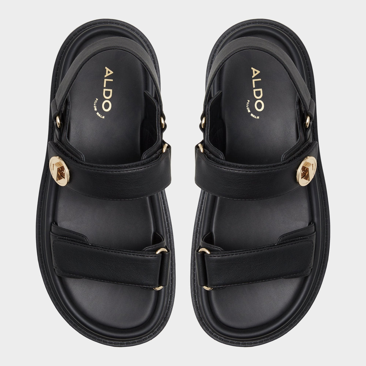 Linette Black Women's Footbed sandals - Footbed sandal, Footbed sandal | Aldo Premium
