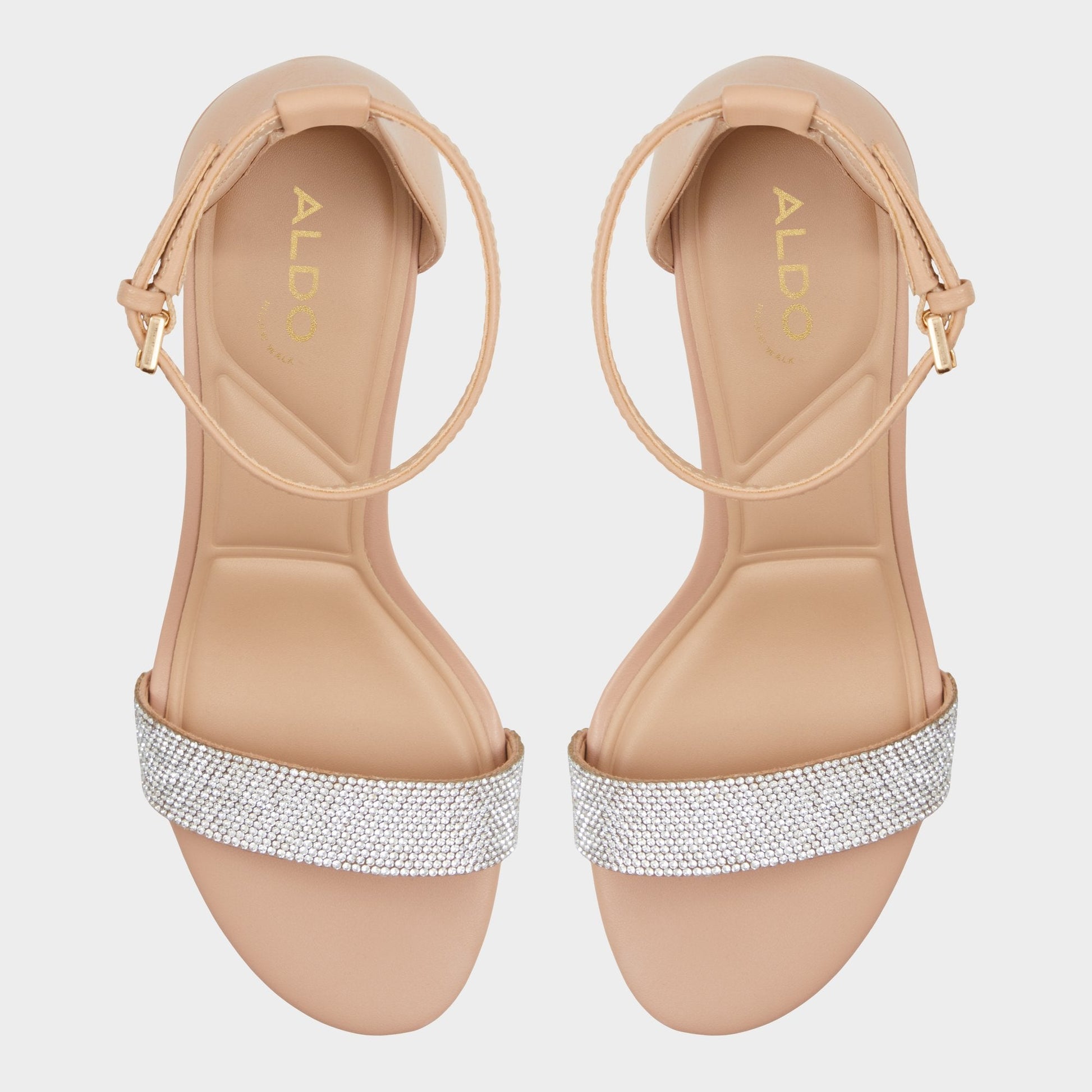 Pristine in Bone - Strappy sandal, Block heel | Aldo Popular