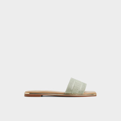 Oceania-xt Other Green Women's Flats - Slide sandal | Aldo Recommended