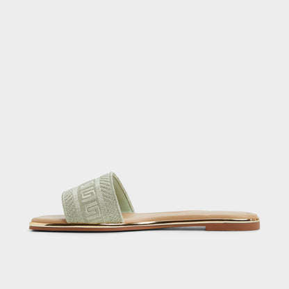 Oceania-xt Other Green Women's Flats - Slide sandal | Aldo Recommended