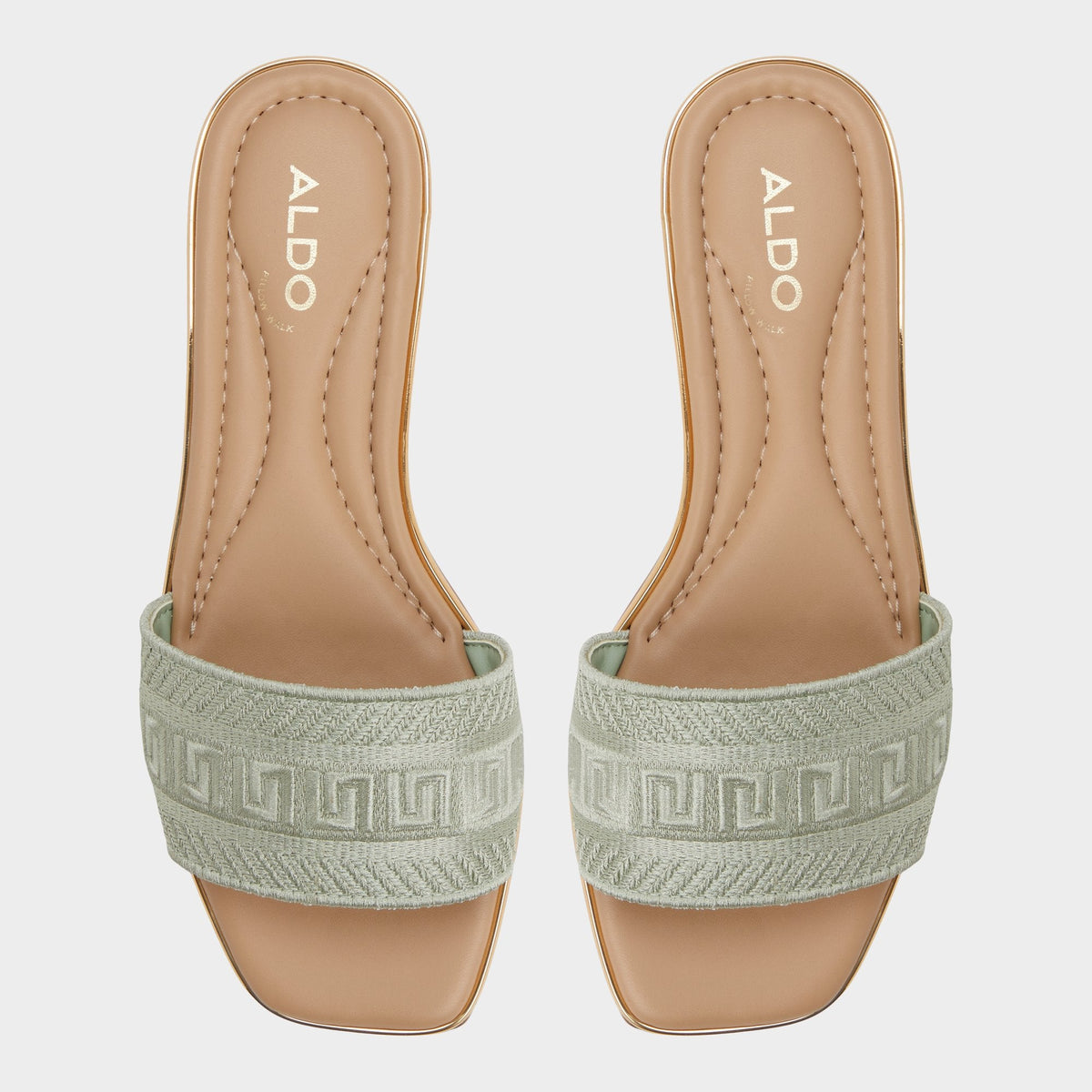 Oceania-xt Other Green Women's Flats - Slide sandal | Aldo Recommended
