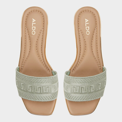 Oceania-xt Other Green Women's Flats - Slide sandal | Aldo Recommended