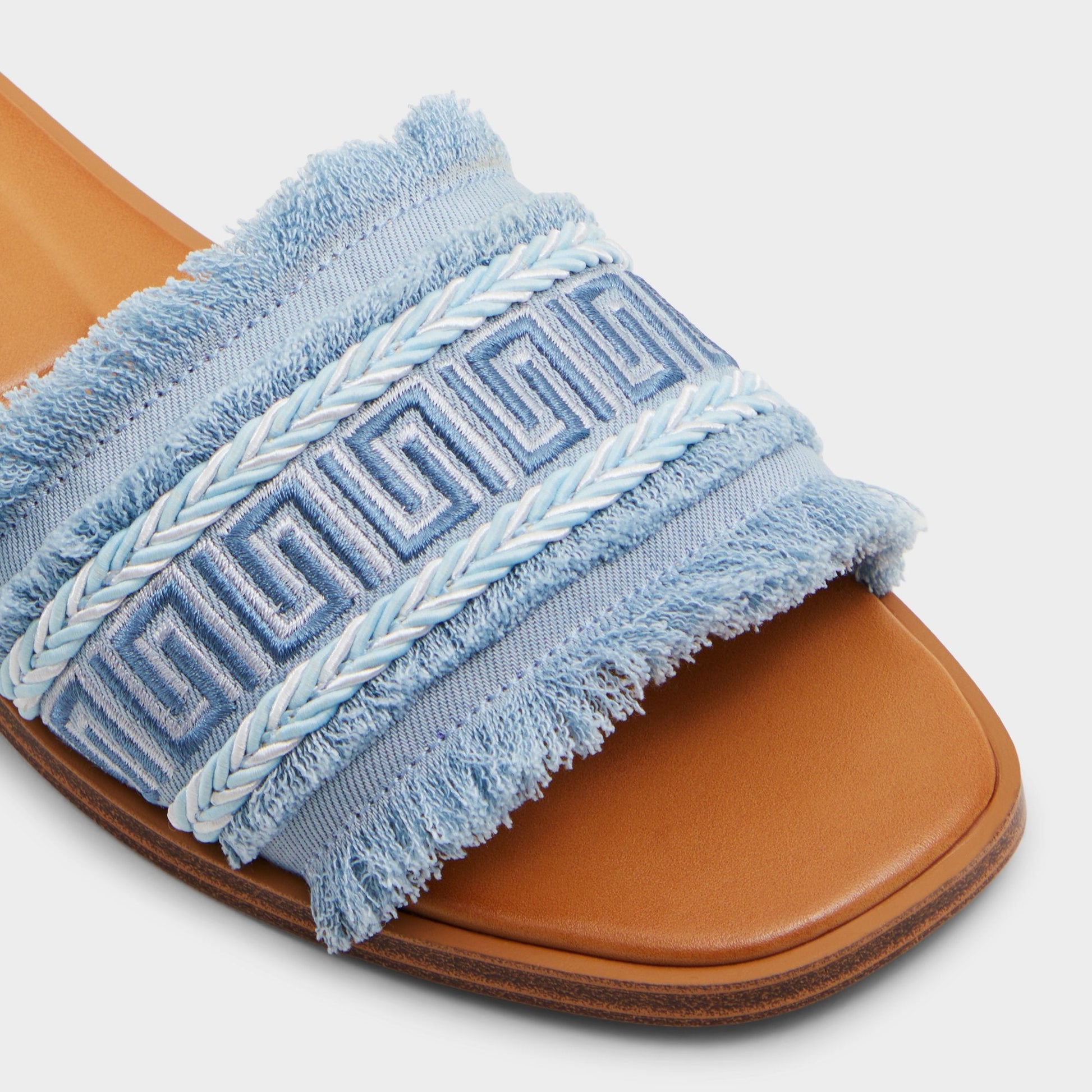 Nalani Medium Blue Women's Flats - Slide sandal | Aldo Classic