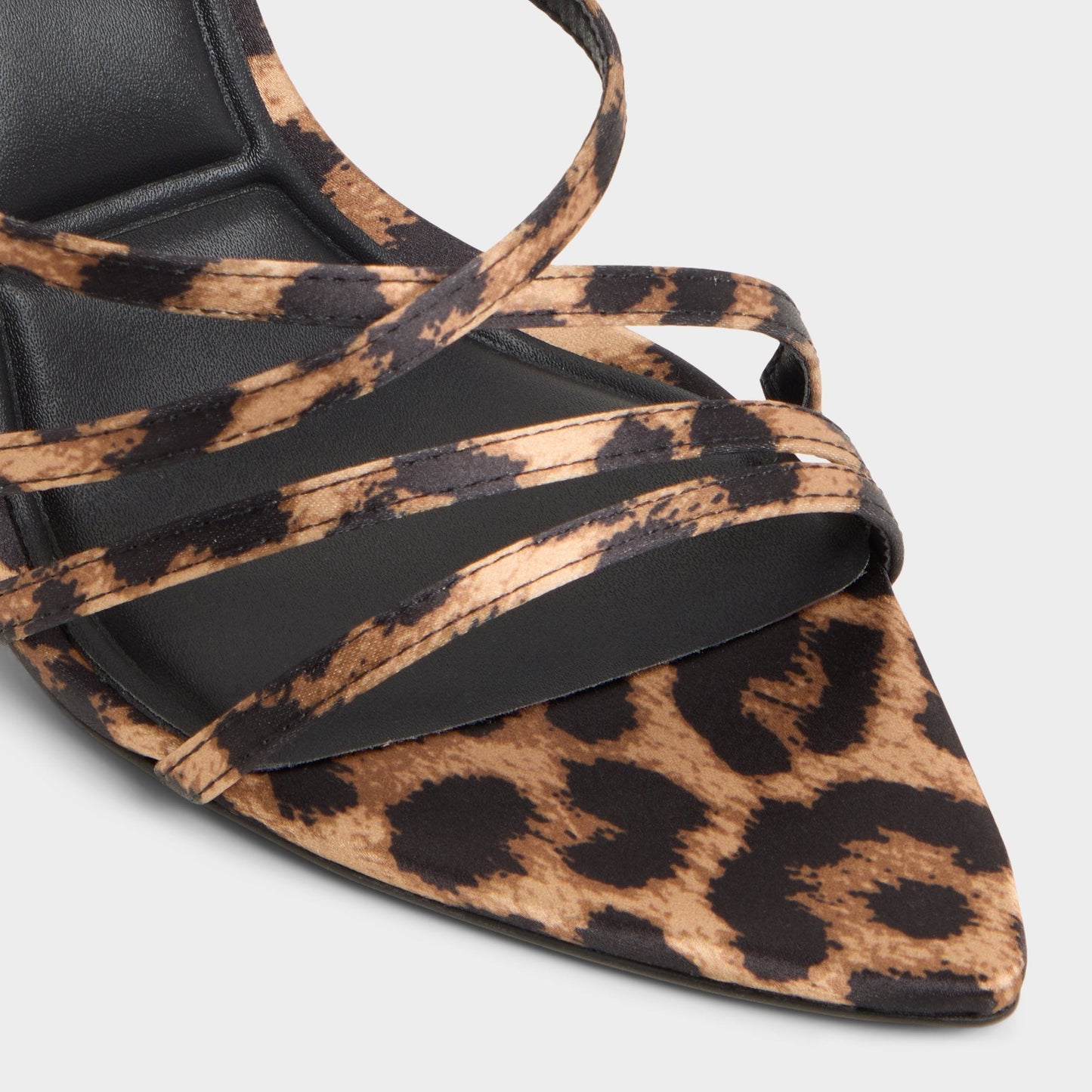 Solania Brown Multi Women's Strappy sandals - Strappy heeled sandal, Stiletto heel | Aldo New