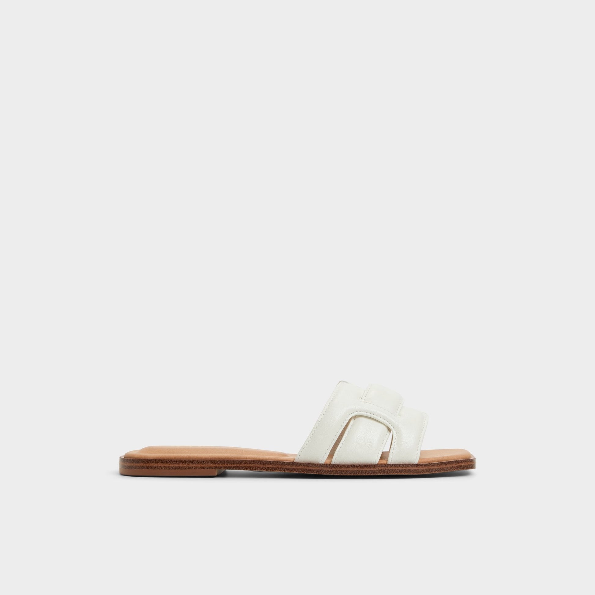 Eleny White Women's Flats - Slide sandal | Aldo Featured