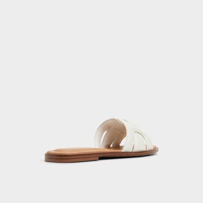 Eleny White Women's Flats - Slide sandal | Aldo Featured