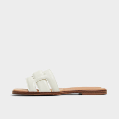 Eleny White Women's Flats - Slide sandal | Aldo Featured