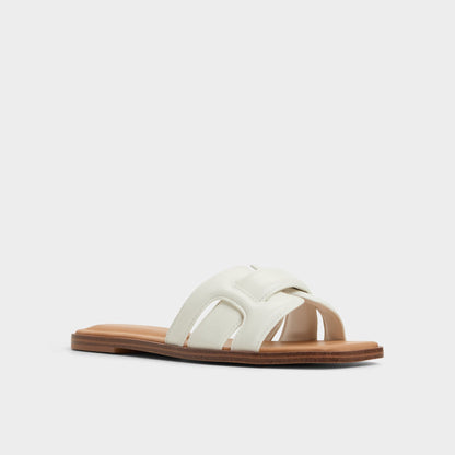 Eleny White Women's Flats - Slide sandal | Aldo Featured