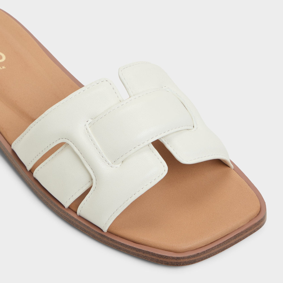 Eleny White Women's Flats - Slide sandal | Aldo Featured