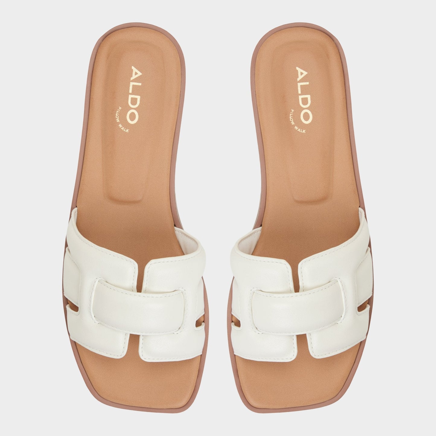 Eleny White Women's Flats - Slide sandal | Aldo Featured