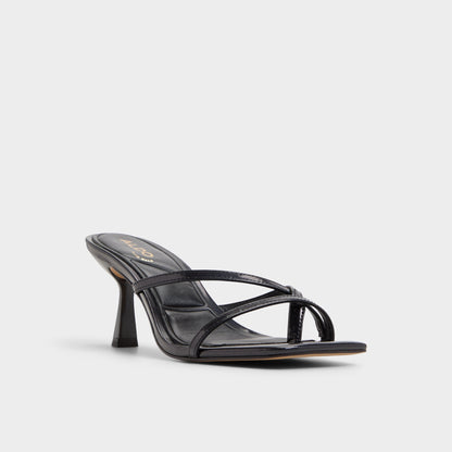 Calypsa Black Women's Animal Prints - Strappy heeled sandal, Block heel | Aldo Popular