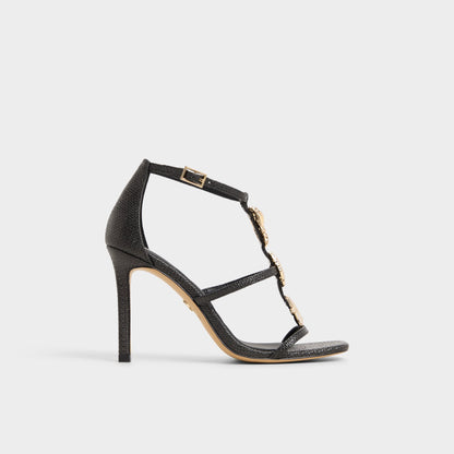 Summerdate Black Women's Strappy sandals - Strappy heeled sandal | Aldo Exclusive