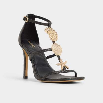 Summerdate Black Women's Strappy sandals - Strappy heeled sandal | Aldo Exclusive