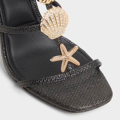 Summerdate Black Women's Strappy sandals - Strappy heeled sandal | Aldo Exclusive