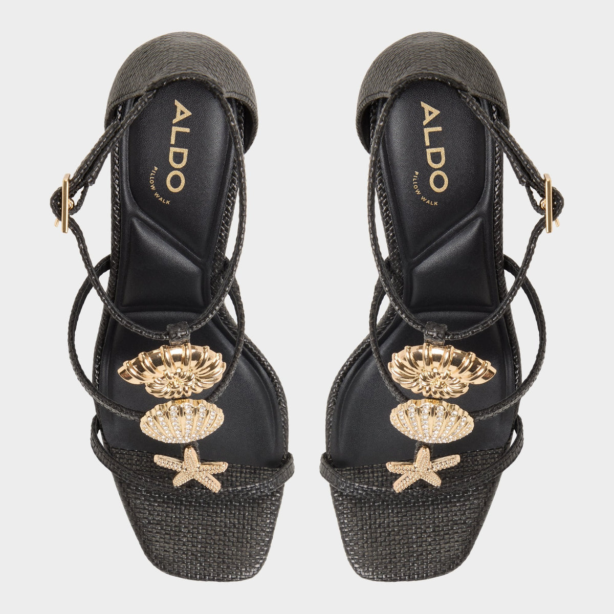Summerdate Black Women's Strappy sandals - Strappy heeled sandal | Aldo Exclusive
