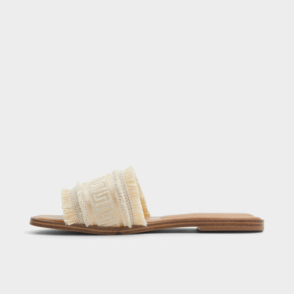 Nalani Gold Women's Flats - Slide sandal | Aldo Signature