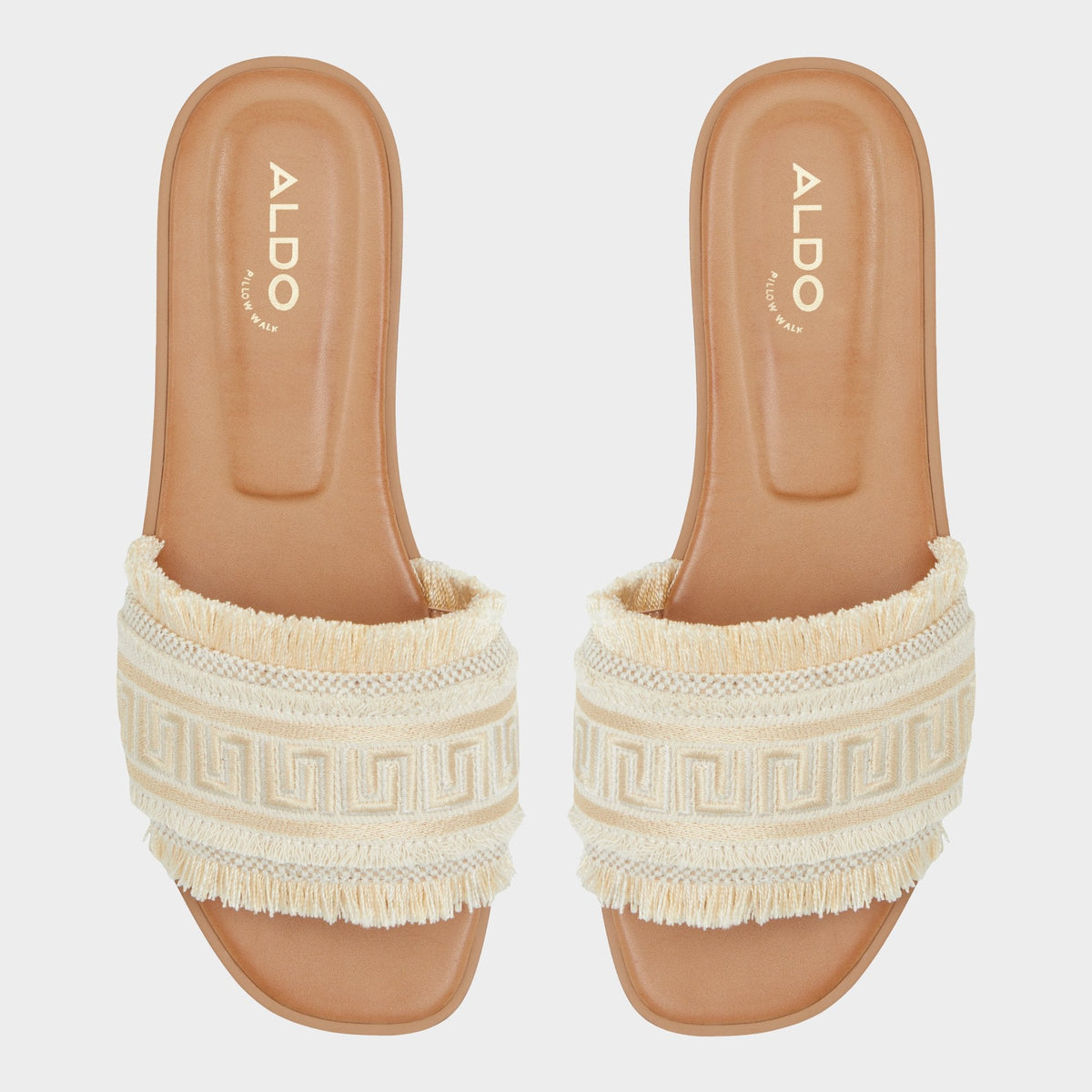 Nalani Gold Women's Flats - Slide sandal | Aldo Signature