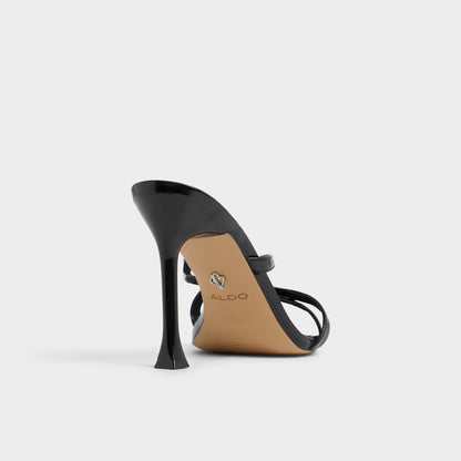 Velaia Black Women's Heeled mules - Heeled mule, Stiletto heel | Aldo Premium