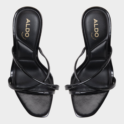 Velaia Black Women's Heeled mules - Heeled mule, Stiletto heel | Aldo Premium