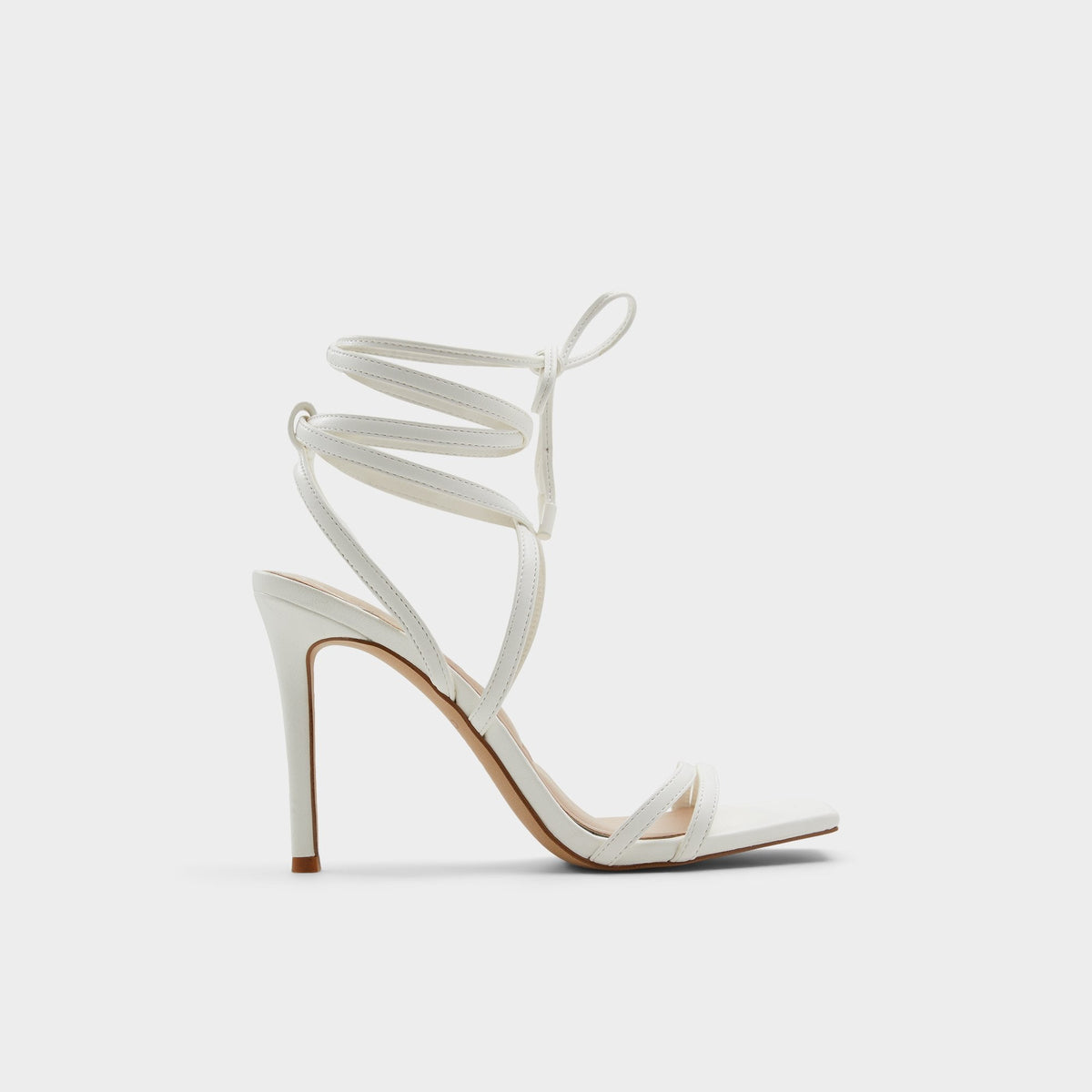 Phaedra in White - Strappy stiletto sandal, Stiletto heel | Aldo New