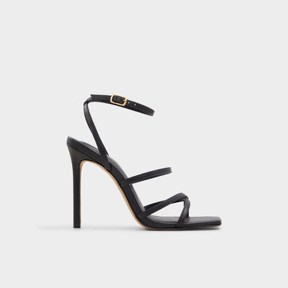 Galoi Black Women's Strappy sandals - Strappy heeled sandal | Aldo Featured