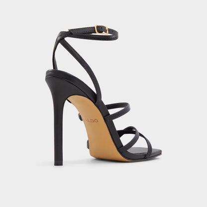 Galoi Black Women's Strappy sandals - Strappy heeled sandal | Aldo Featured