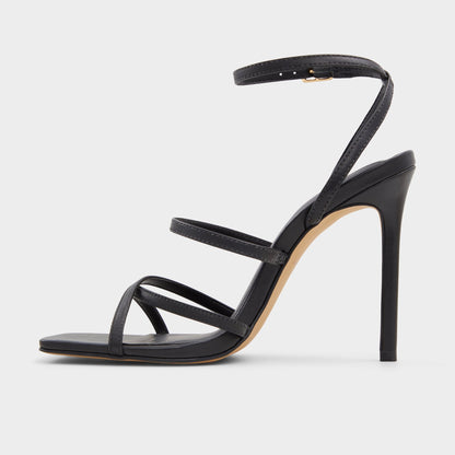 Galoi Black Women's Strappy sandals - Strappy heeled sandal | Aldo Featured
