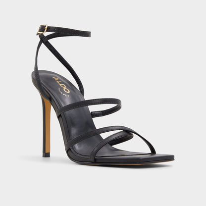 Galoi Black Women's Strappy sandals - Strappy heeled sandal | Aldo Featured