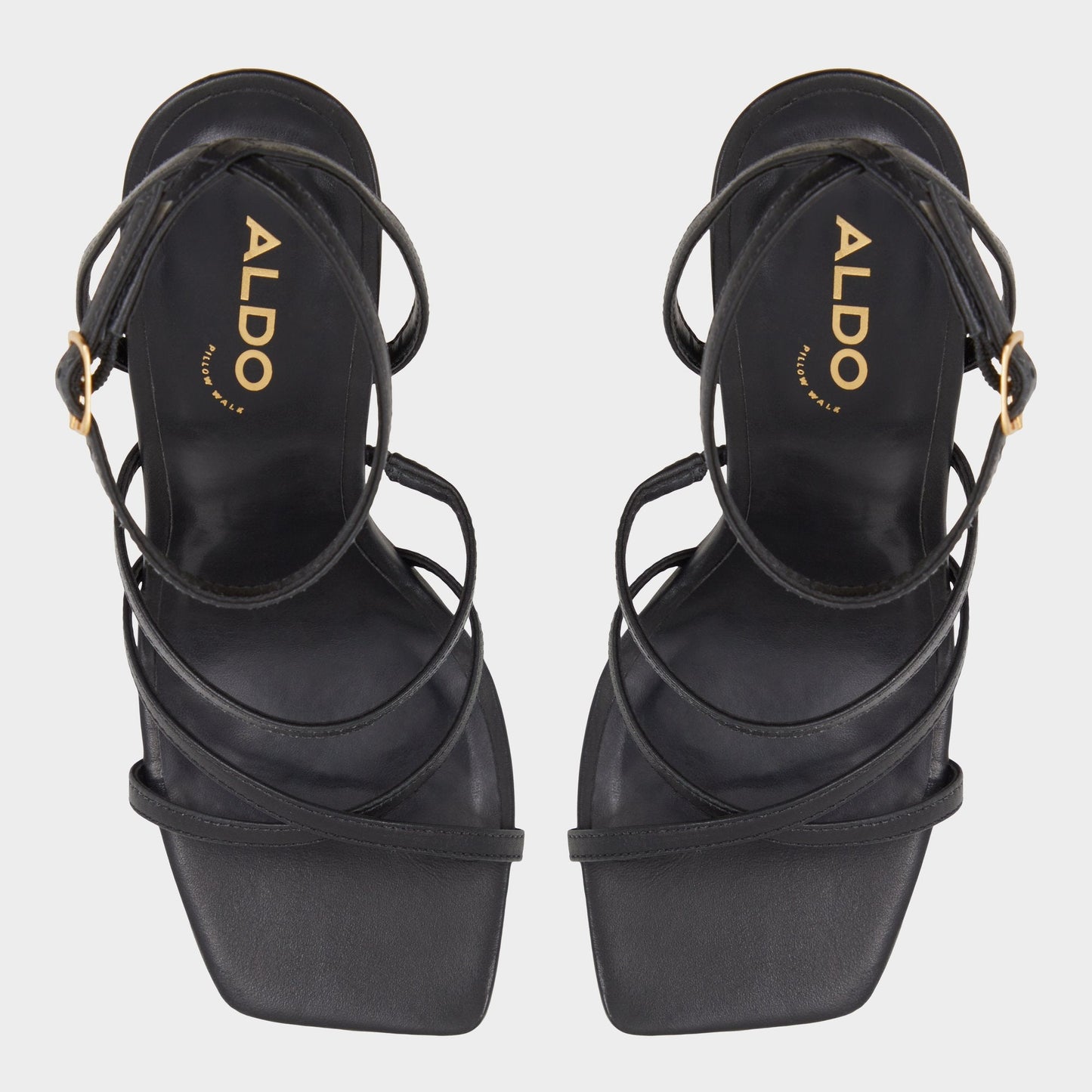 Galoi Black Women's Strappy sandals - Strappy heeled sandal | Aldo Featured