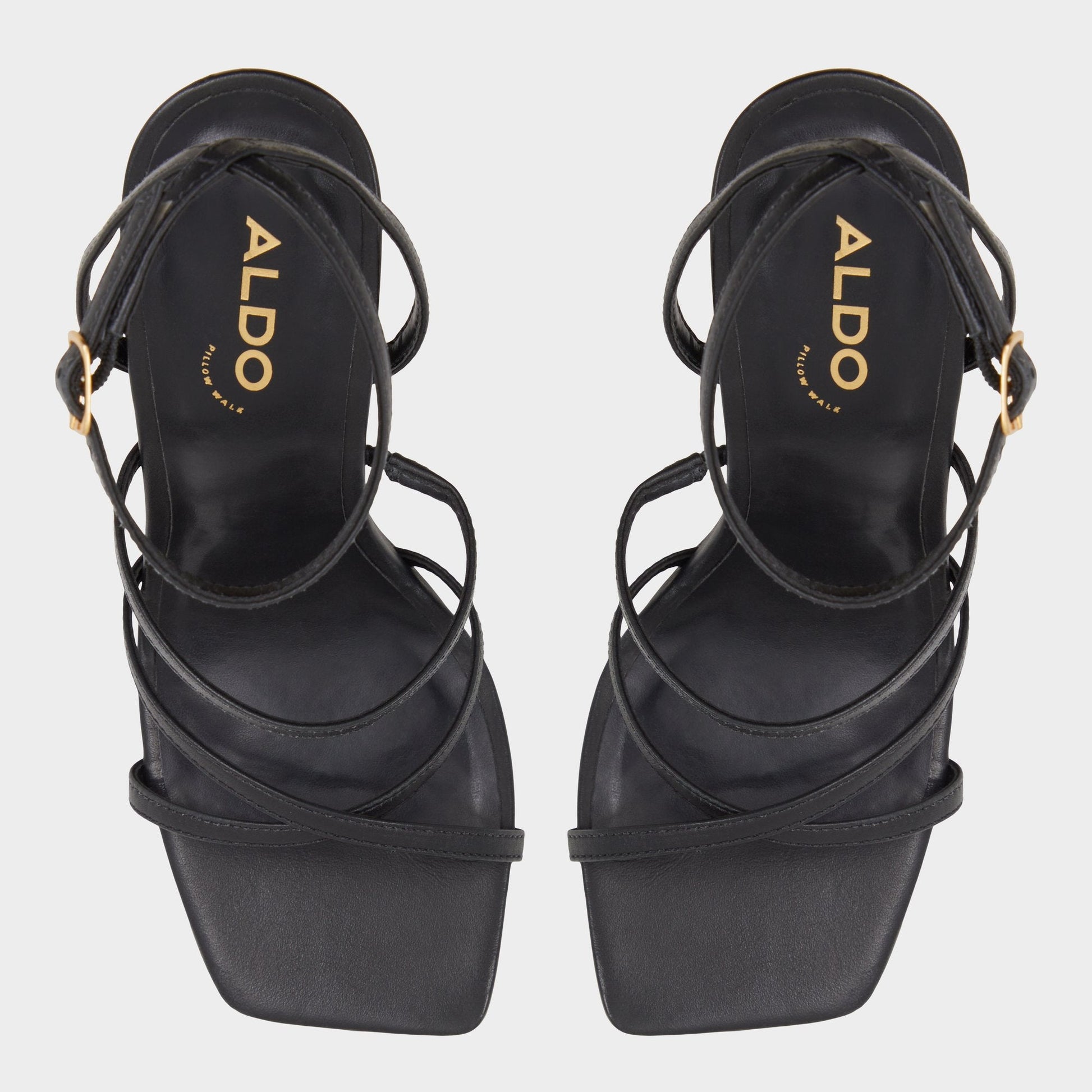 Galoi Black Women's Strappy sandals - Strappy heeled sandal | Aldo Featured