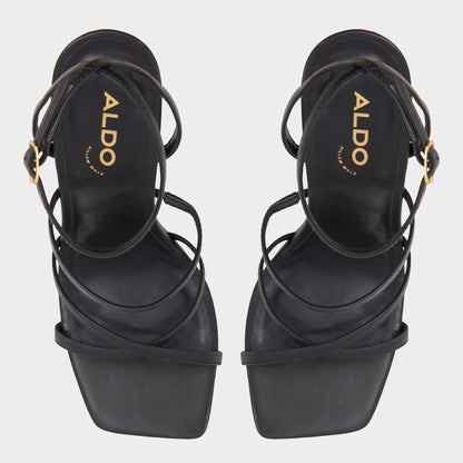 Galoi Black Women's Strappy sandals - Strappy heeled sandal | Aldo Featured