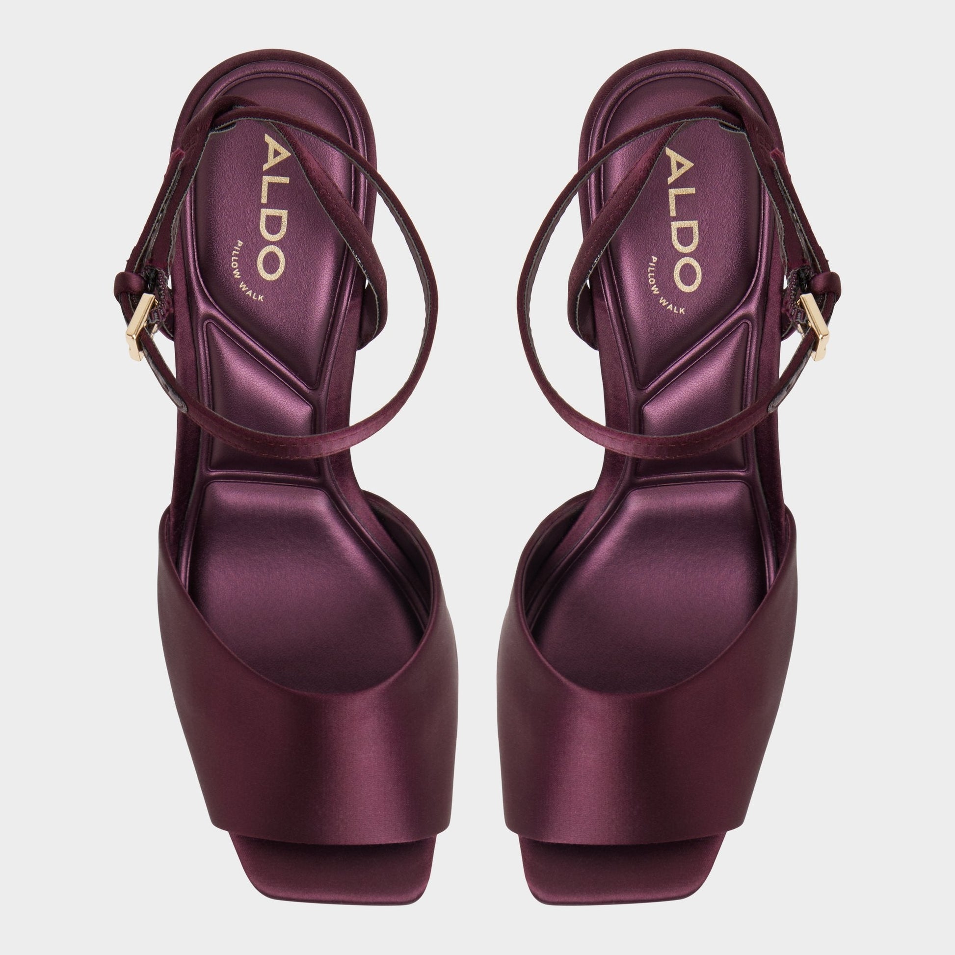 Kaiasien in Bordo 14151896 - Strappy heeled sandal, Stiletto heel | Aldo Recommended