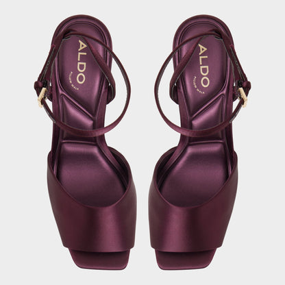 Kaiasien in Bordo 14151896 - Strappy heeled sandal, Stiletto heel | Aldo Recommended