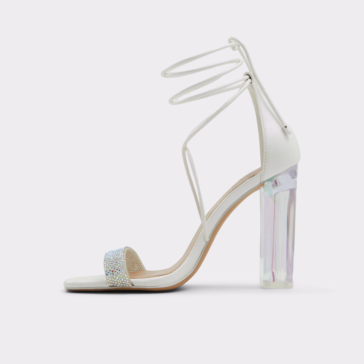 Onardonia in Open Natural - Strappy sandal, Block heel | Aldo Exclusive