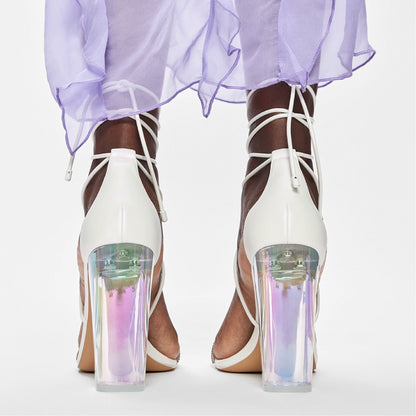 Onardonia in Open Natural - Strappy sandal, Block heel | Aldo Exclusive
