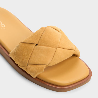 Esterelle Other Yellow Women's Flats - Slide sandal | Aldo Signature