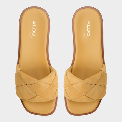 Esterelle Other Yellow Women's Flats - Slide sandal | Aldo Signature