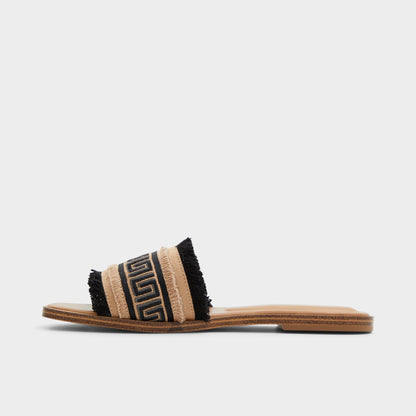 Nalani Open Black Women's Flats - Slide sandal | Aldo Classic