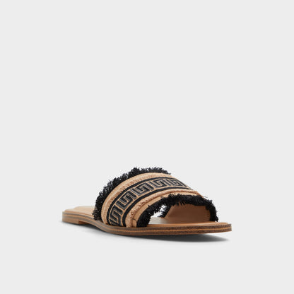 Nalani Open Black Women's Flats - Slide sandal | Aldo Classic