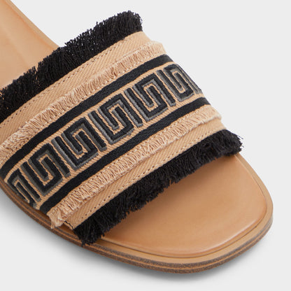 Nalani Open Black Women's Flats - Slide sandal | Aldo Classic