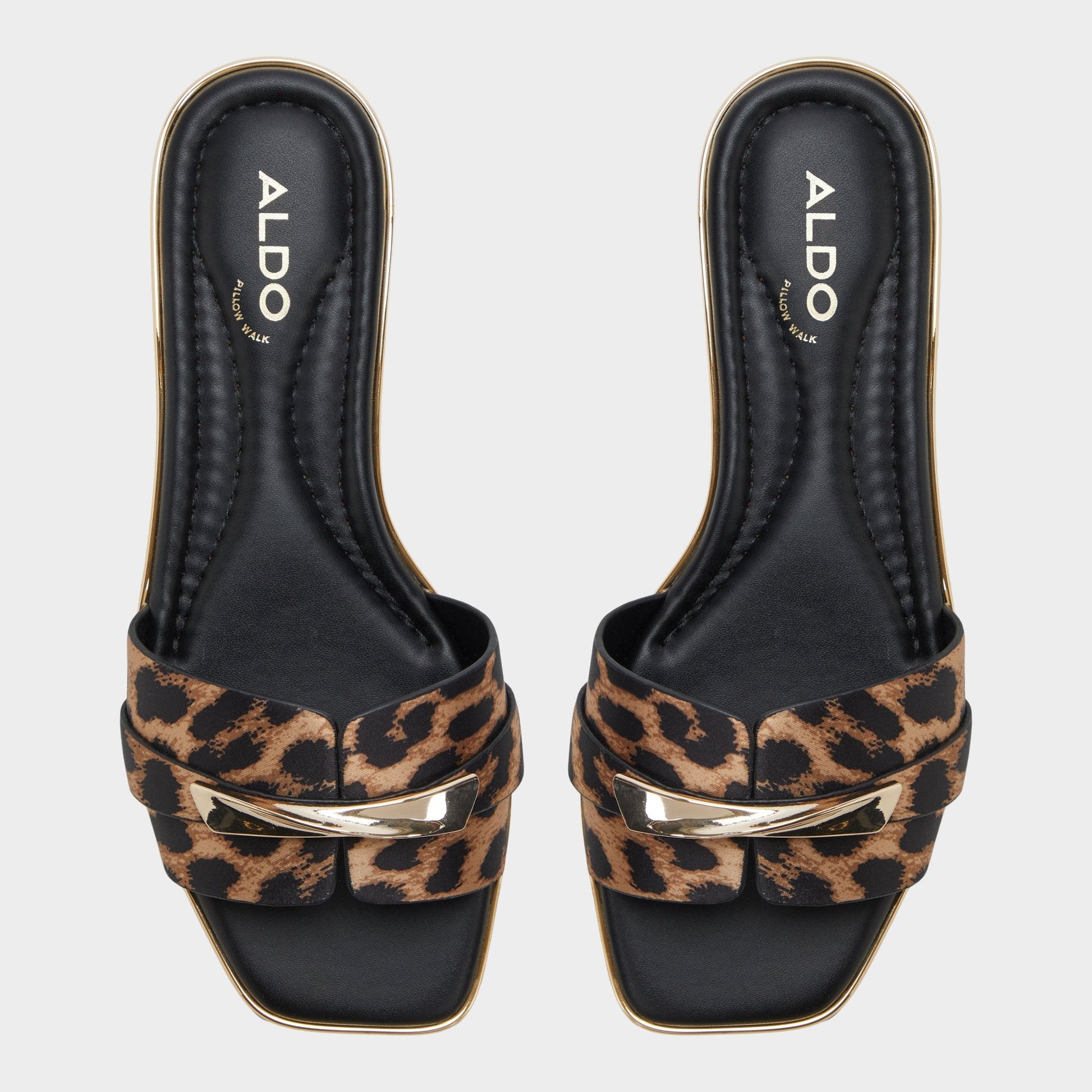 Darlina Brown Multi Women's Flats - Slide sandal | Aldo Essential